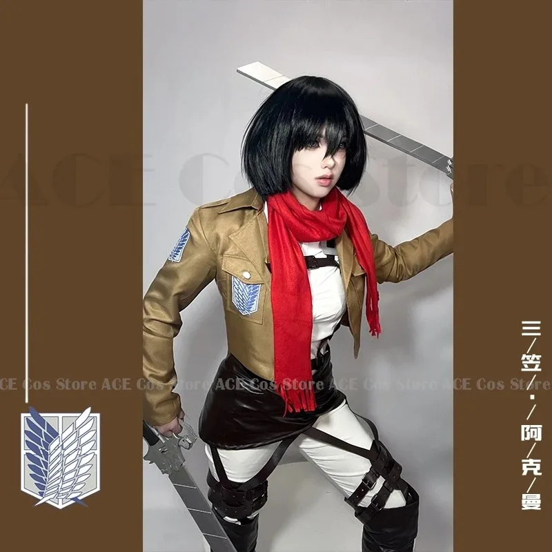 25cosanime-levi-attack-eren-mikasa-titan-ackerma-costume-cosplay-cinture-shingeki-kyojin-mantello-legione-gioco-di-ruolo-outfit-hallo