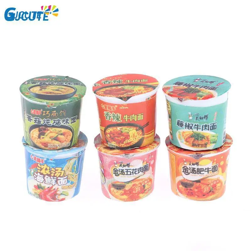 5Pcs/Lot 1/12 Dollhouse Miniature Instant Noodles Dollhouse Kitchen Pretend Food Toy