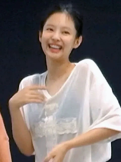 

Long Sve Cross T-irt Similar Sle Jennie Dance Performance Outfit Fem up Stage Performance Costume Top Women's Fa...