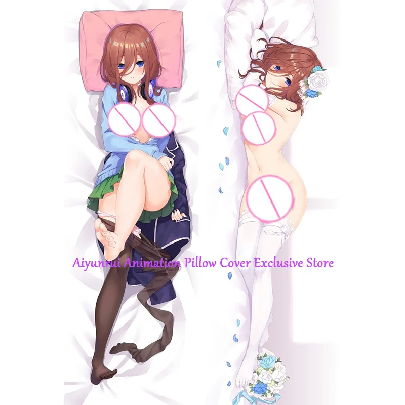 

Anime Pillow Cover Dakimakura Miku Nakano 2 Side Printed Hugging Body Pillowcase Cushion Cover Bedding Decor