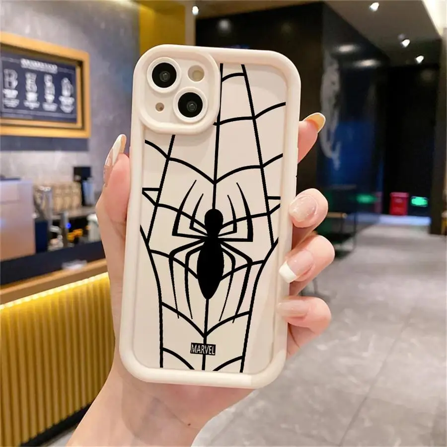 Marvel Spider Man Case for RealmeNarzo50 GT3 C67 GT Master C35 C33 C31 C30 C55 C53 C21Y C21 C12 12 C20 C15 11 8S 8i 7i 8 Cover