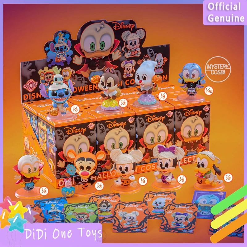 

Genuine Hot Toys Disney Pumpkin Party Series Cosbi Blind Box Cute Collection Desktop Ornament Fashion Trend Gift