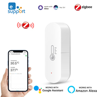 Ewelink ZigBee Smart Temperature Humidity Sensor Battery Powered APP Control Thermometer Hygrometer Controller For Alexa Google