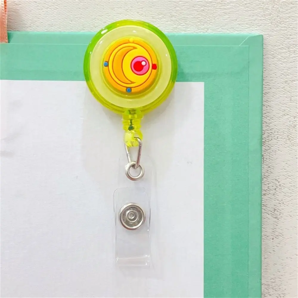 

Cute ABS Nurse Doctor Card Holder Name Tag Cartoon Name Card Holder Badge Holder Retractable Badge Reel ID Card Clips