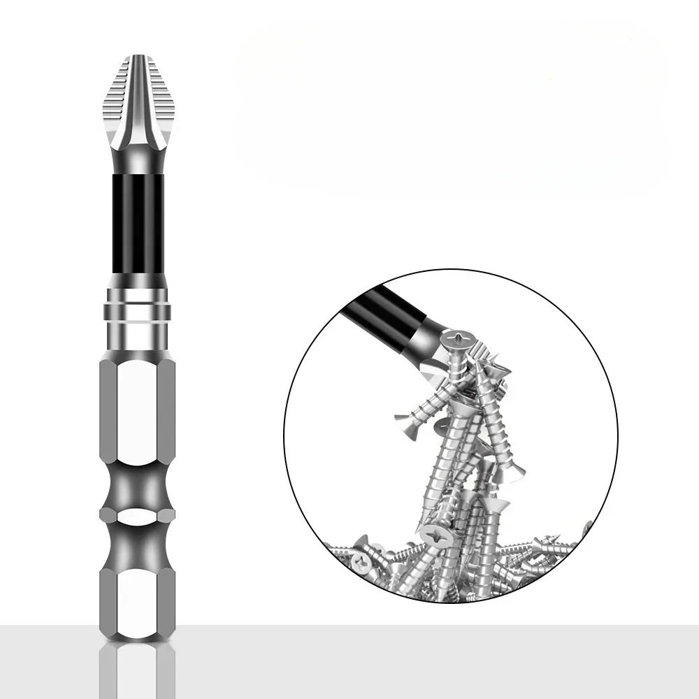 25L-150L Driver Bit K5 Cross Head Strong Magnetic Screwdriver Drill Bit Non-slip Alloy Steel High Hardness Impact Resistant Bits