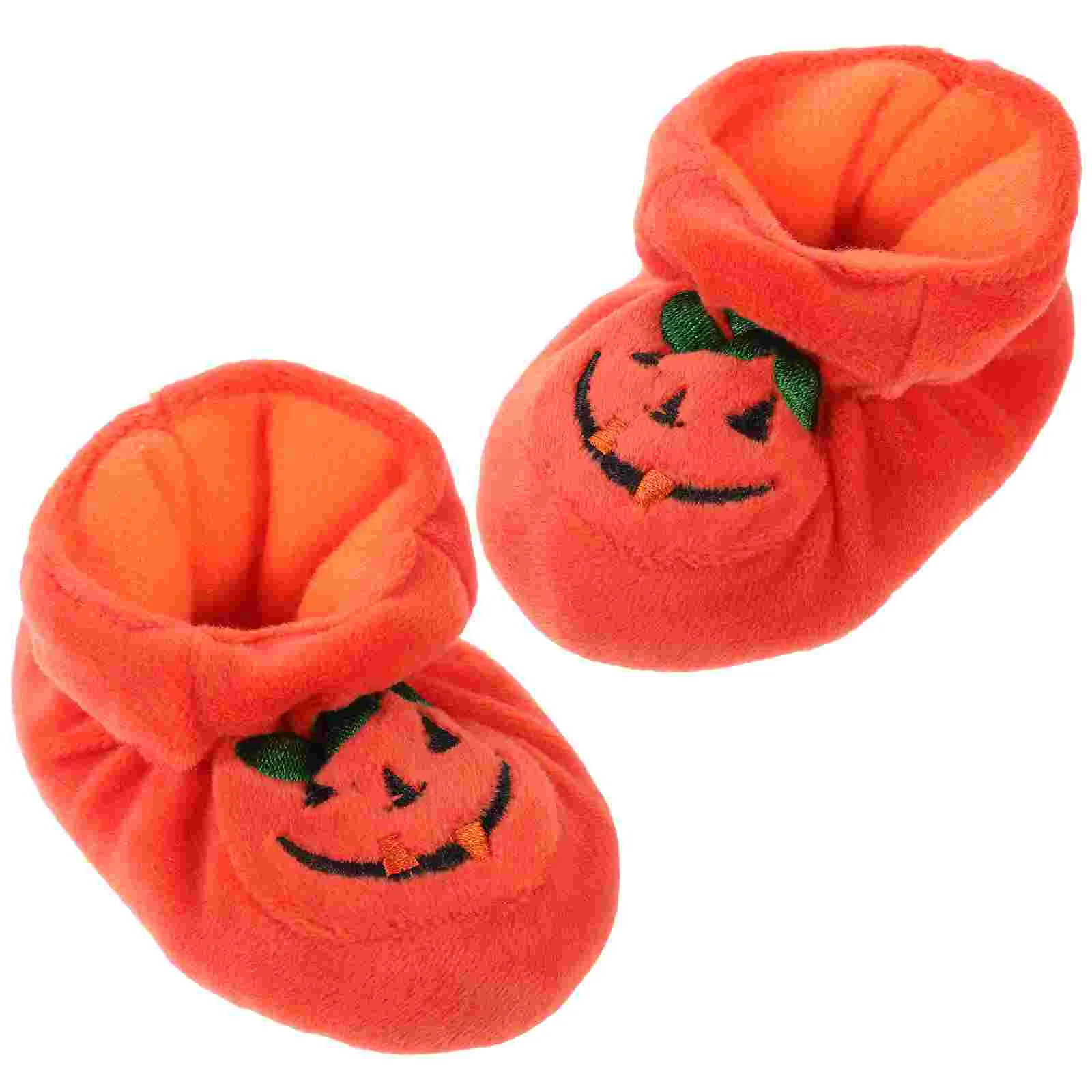 

Baby Shoes Infant Fall to The Ground Anti-slip Cotton Toddler Orange Kids Floor