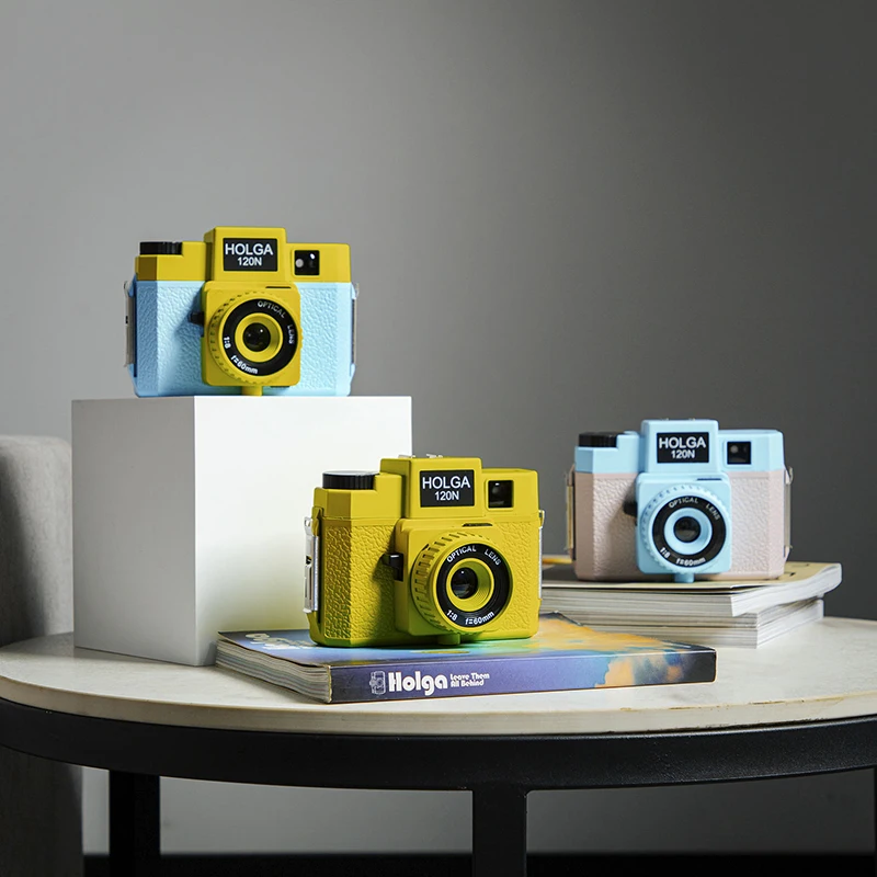 Appareil photo argentique moyen format 120 mm, appareil photo portable d'extérieur, Holga 120N, appareil photo argentique classique, mini appareil photo pour cadeau d'anniversaire pour garçons
