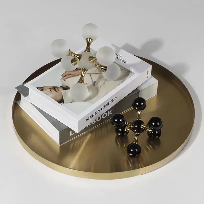 Light Luxury Simple Modern Crystal Art Ornament Crafts Sales Department Soft Decoration Company Furniture Ornament