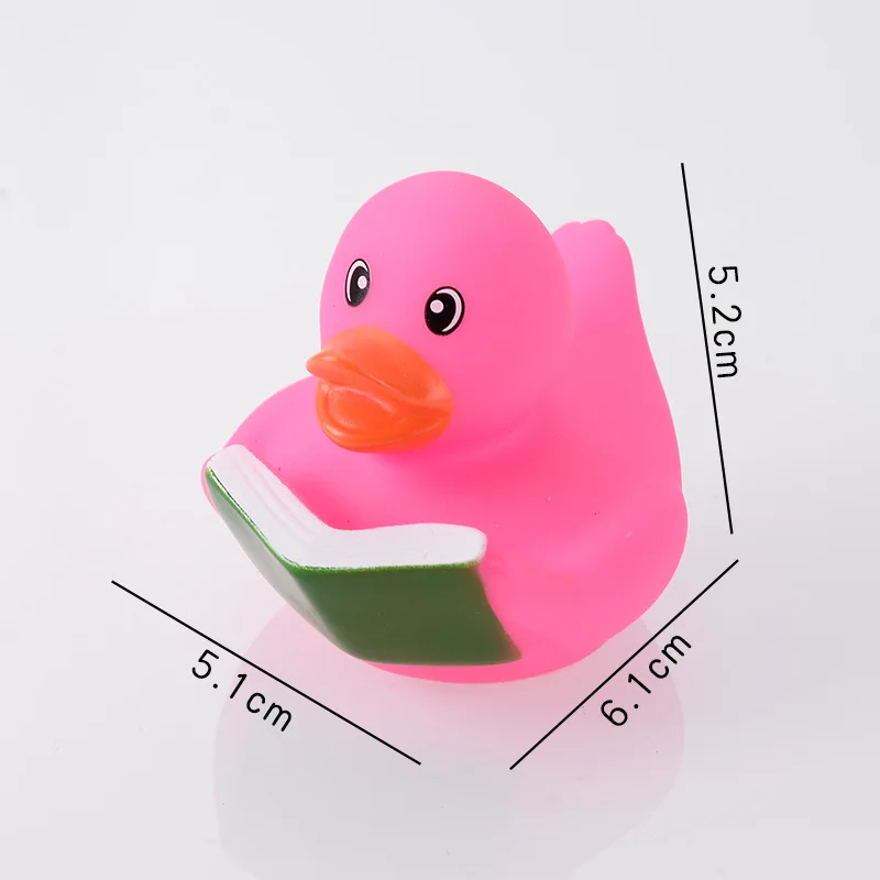 5-30pcs 5cm Rubber Ducks in Bulk Car Decorative Duck Duck Bathing  Children\'s Water Toy Party Favors