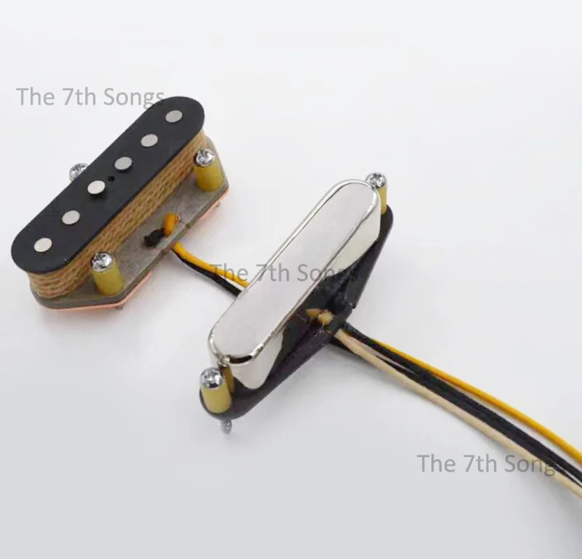 Electric Guitar TL 1964 Set/Bridge Pickup 7.4K 9.6K 60S Hot Classics Alnico 3 Magnet Stagger Pole/Flat Pole