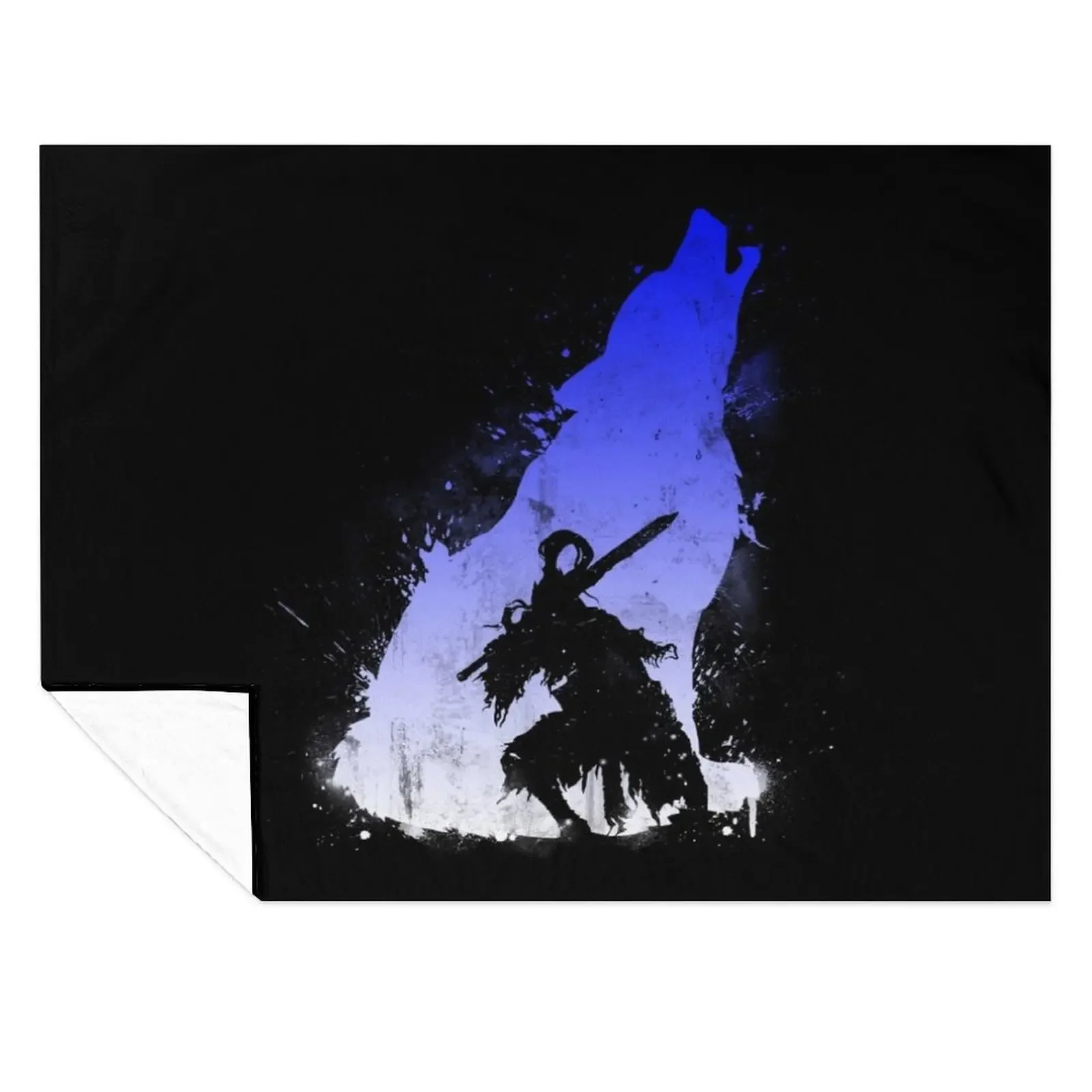 

The Walker of Abyss (Version Blue/White) Throw Blanket Personalized Gift Sofa Tourist Custom Blankets
