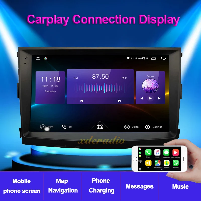 Xdcradio Car Multimedia Player For SsangYong Tivoli Android Radio Touch Screen Dvd Automotivo Receiver System Wireless Carplay