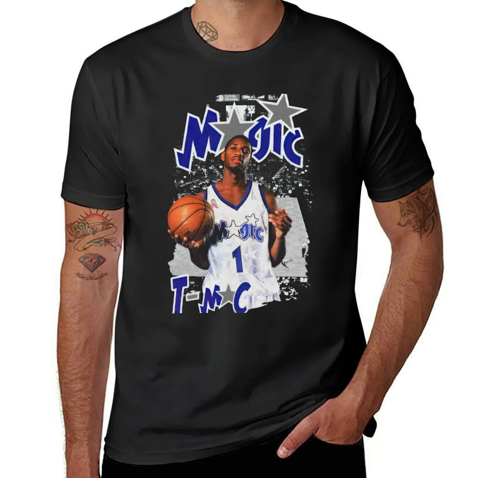 

Vintage Tracy McGrady Bootleg T-Shirt shirts graphic tees kawaii clothes korean fashion heavy weight t shirts for men