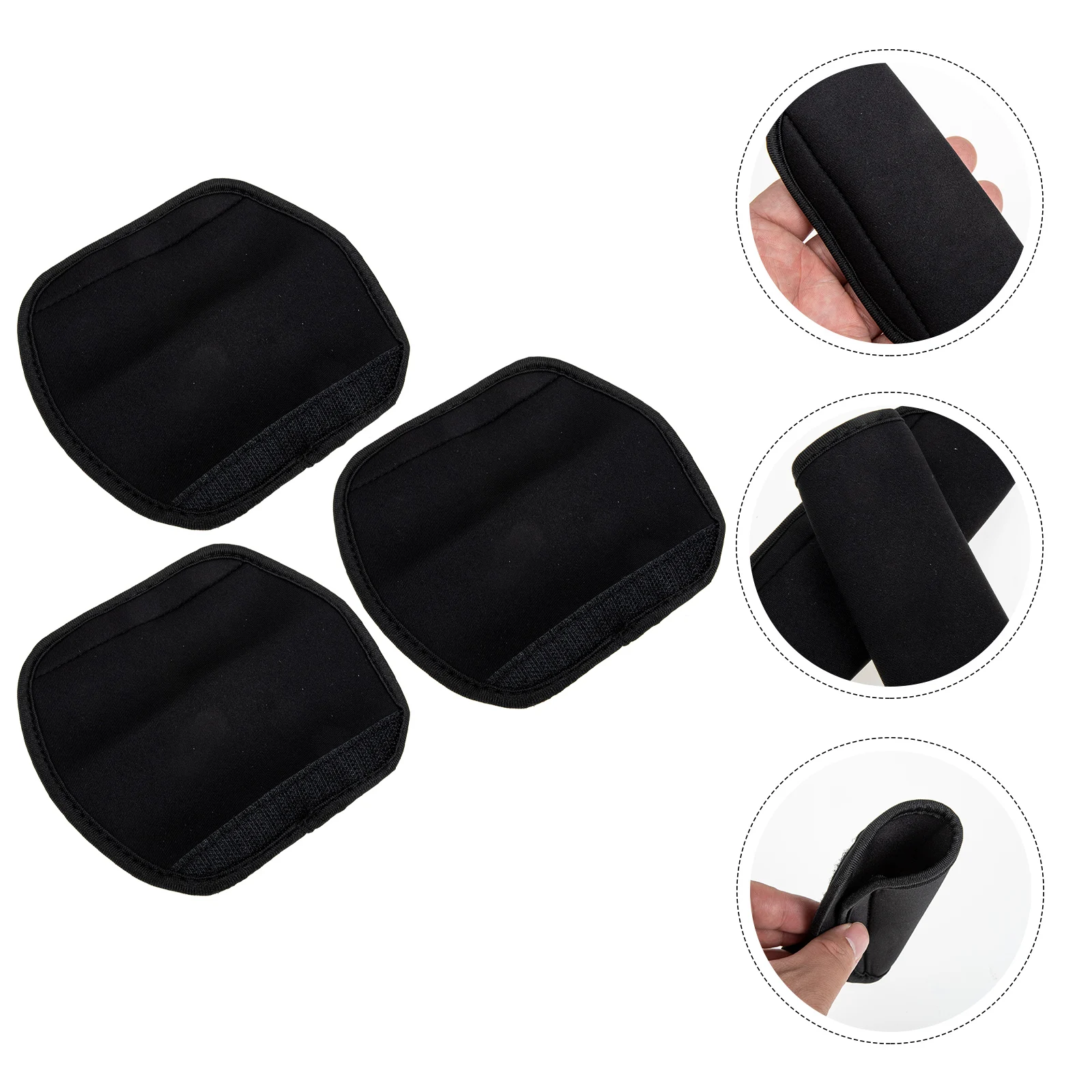 

3 Pcs Luggage Handle Protector Suitcase Cover Sleeve Wallet Wrapping Purse Covers