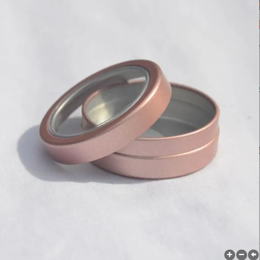 15g aluminum jar pot tin cosmetic eye shadow container power case cream jar gel essence art nail Cosmetic Packaging