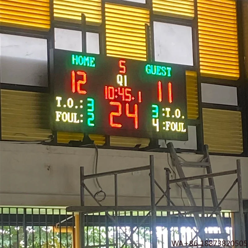 LEDディスプレイバスケットボールスコアボード |   スポーツスタジアムのデジタル採点と計時