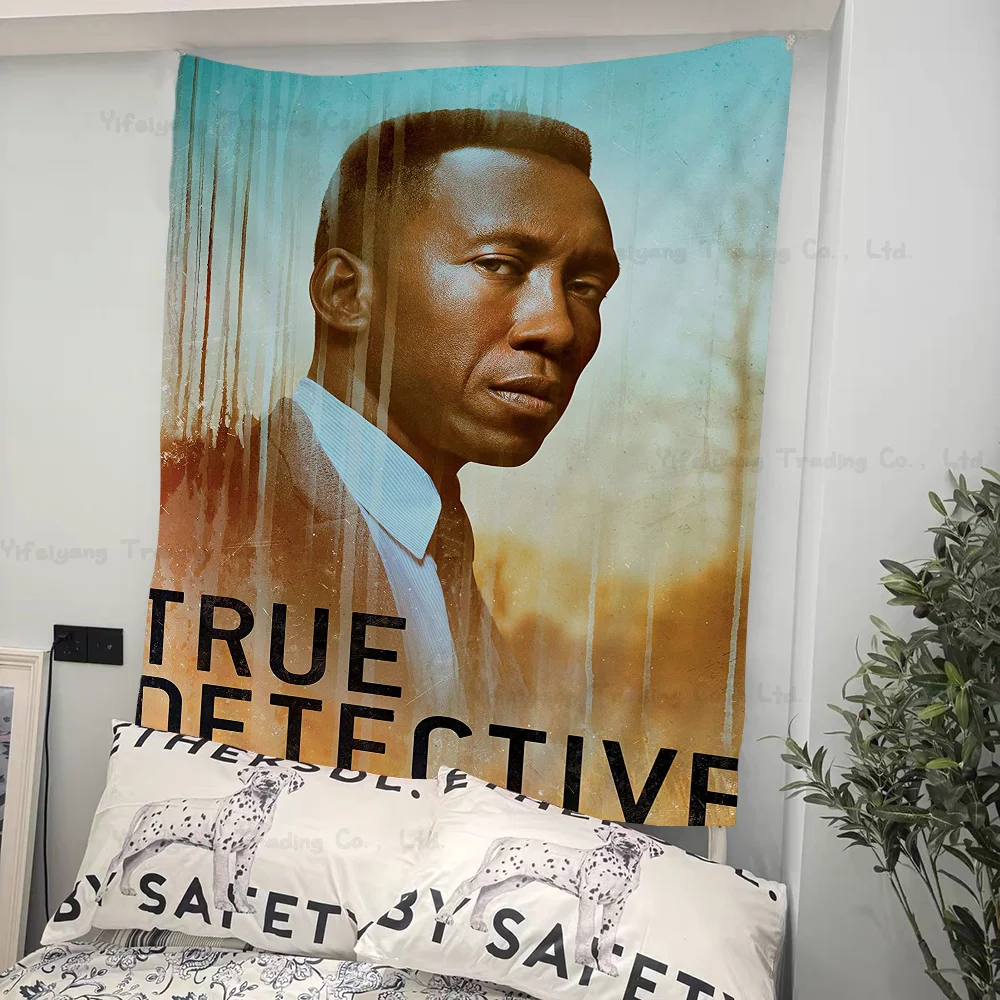 

True Detective Hanging Bohemian Tapestry Hanging Tarot Hippie Wall Rugs Dorm Wall Hanging Home Decor