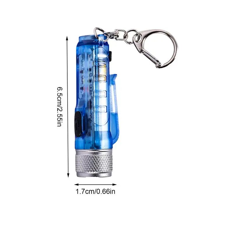 Mini Flashlight LED Mini Keychain Flashlights Waterproof Key Ring Light For Dog Walking Sleeping Reading Nice Gift For Family