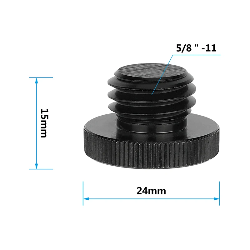 CAMVATE 1/4 "-20 F إلى 5/8"-11 متر الخيوط برغي محول سبائك الألومنيوم صنع ل ترايبود ليزر مستوى محول بوش 2 قطعة