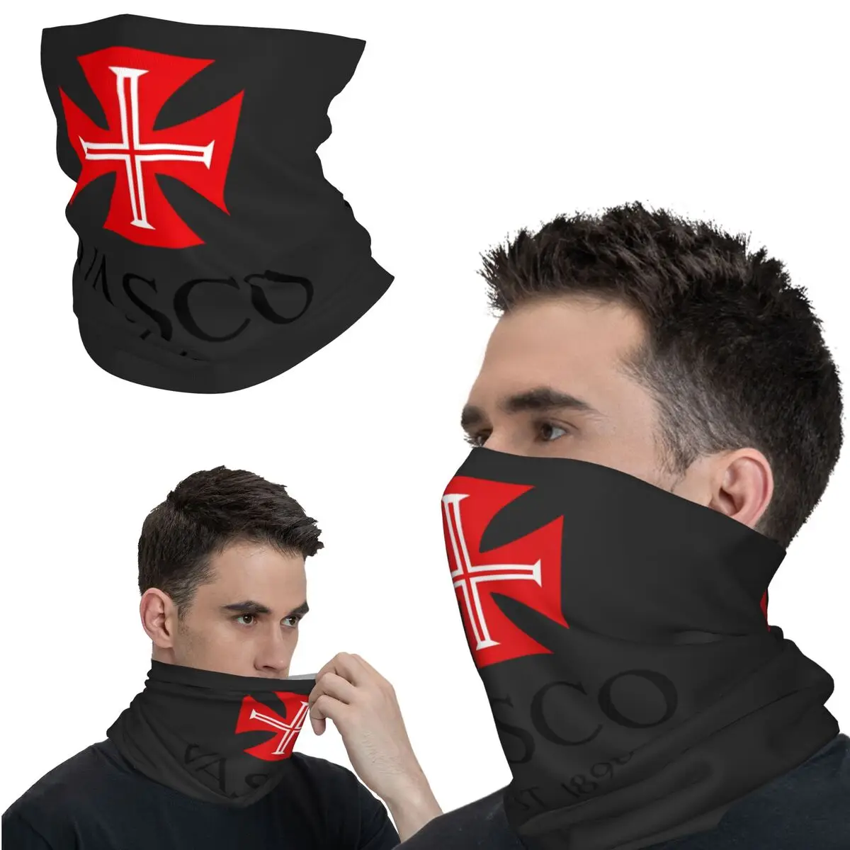 

Stylish Vasco Rossi Guitarist Bandana Neck Cover Motocross Wrap Scarf Cycling Face Mask Hiking Unisex Adult Washable