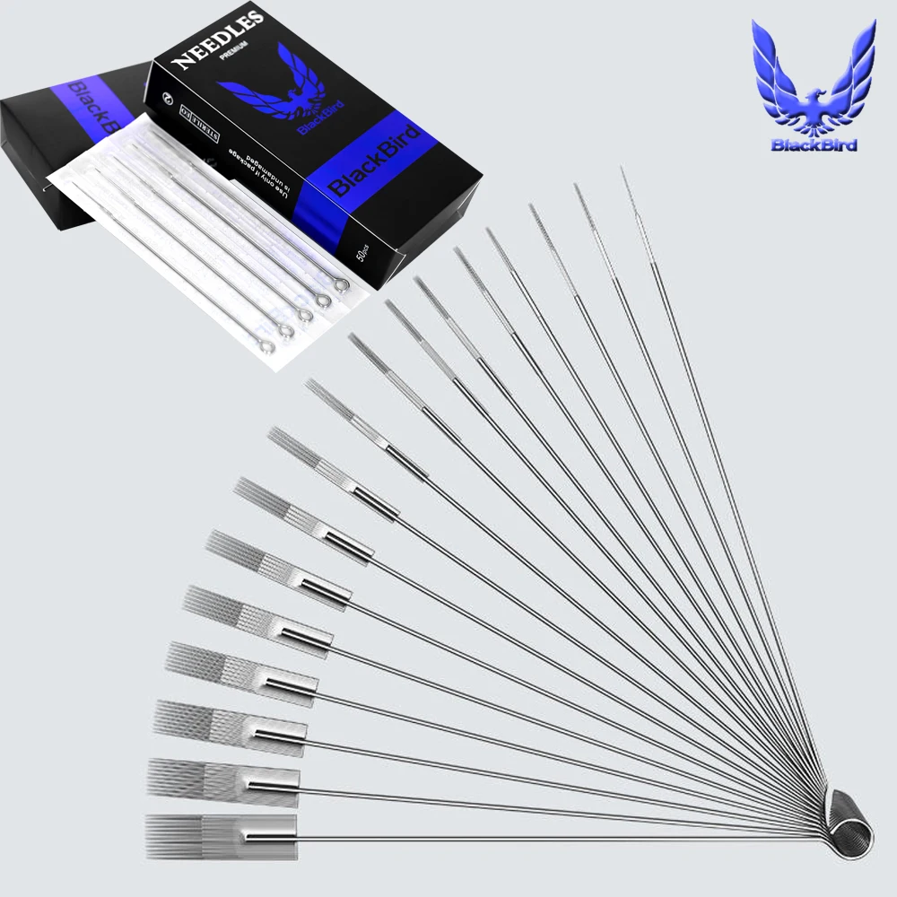 

50 шт., одноразовые иглы для татуировок