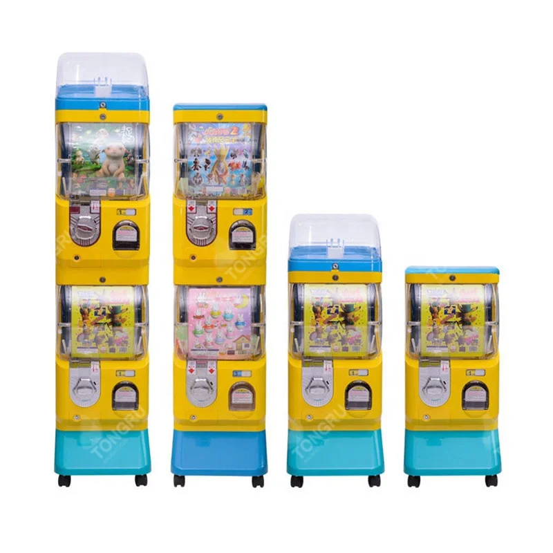 Factory OEM Three Layers Gashapon Machine Kid GACHA TOYS Game Ball Egg Toy Capsule Vending Machine