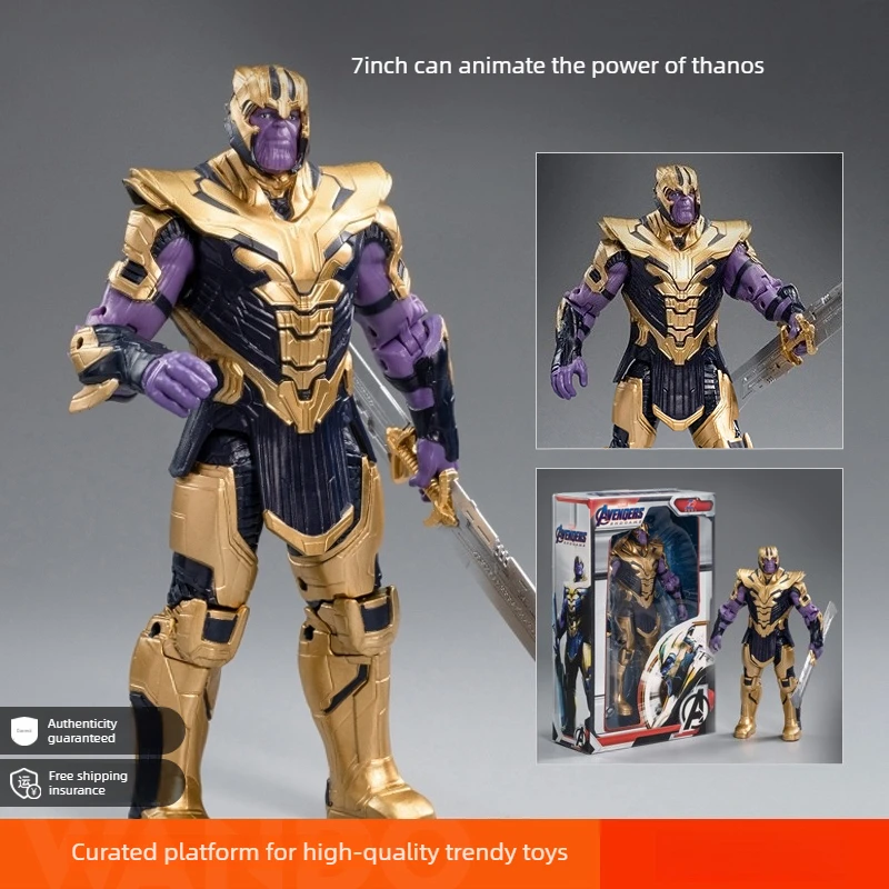 

Фигурка Marvel Avengers 36 см: Человек-паук, Железный человек, Капитан Америка, Тор, Халк, Танос, Военная машина — модель-игрушка для детей, подарок