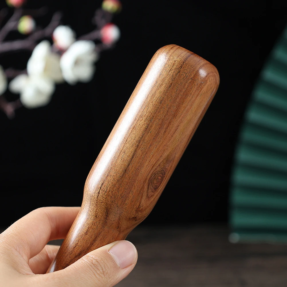 

Garlic Crusher Wooden Hammer Kitchen Muddler Easy Cleaning Home Use Large Garlic Cloves Pestle Rod Hand Mixer Food