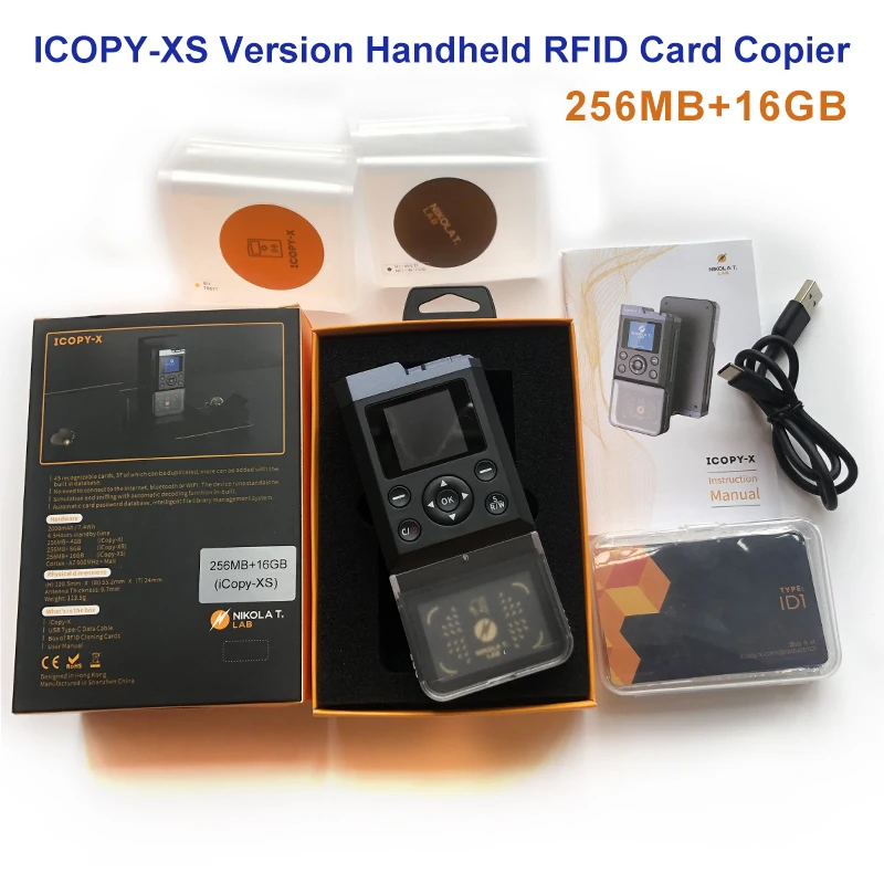 Imagem -02 - Icopy-x xs Versão Handheld Cartão Rfid Copiadora Pequeno Rfid Card Reader Escritor 1.3 Color Display Ips para Nikon