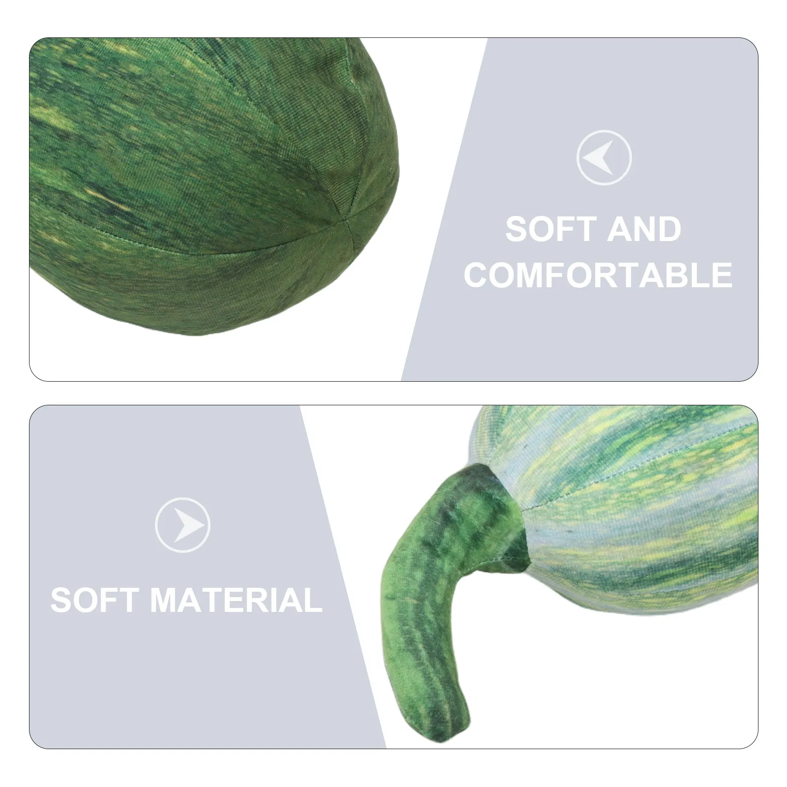 シミュレーションピクルス 68cm 3D ソフトクッション腰椎サポート枕 ぬいぐるみフードピロー ホームデコレーション 誕生日 クリスマス用