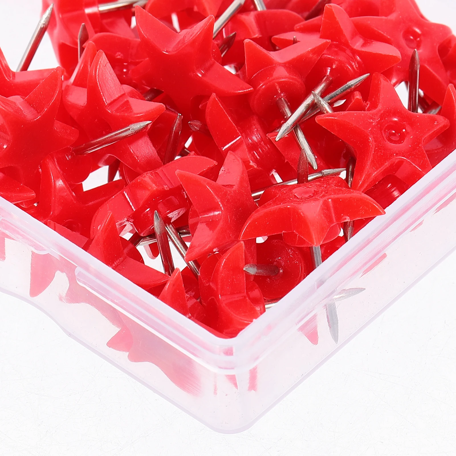 หมุดปักกระดาน 50 ชิ้น หัวโลหะหลากสี สำหรับกระดานประกาศ กระดานไม้ก๊อก กระดานผ้า กระดานติดผนัง สำหรับแขวนกระดาษ รูปภาพ