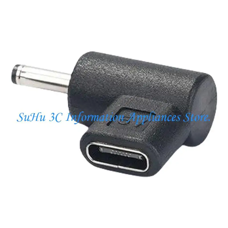 

J0MB 5.5x2.5/3.0x1.1/3.5x1.35/4.0x1.7/4.8x1.7/5.5x2.1mm to USB Type C Connector Adapter 90 Degree 5525 Male to USB C Male