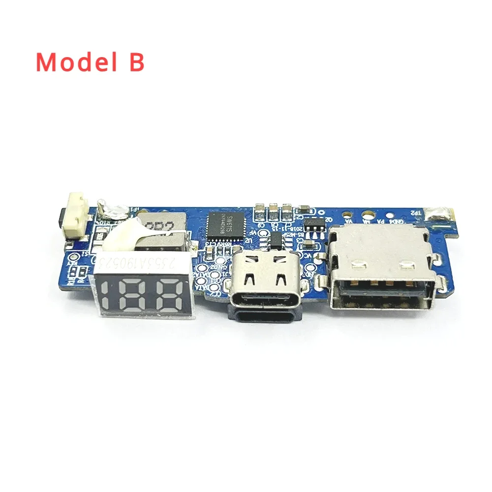 DC 5V 3A SW6115 LED Quick Charging Circuit Board Fast Charger Module for 3.7V 18650 Li-ion Battery DIY Power Bank Apple