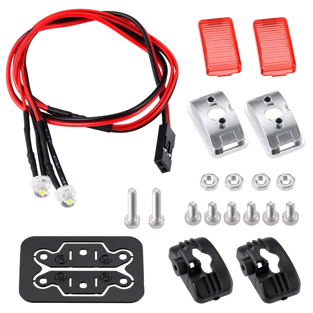 AXSPEED 1Set LED Lichter Scheinwerfer Scheinwerfer für TRX-4 TRX-6 Axial SCX10 90046 Wraith 1/10 RC Auto Dekoration Teile Zubehör – Detail 22