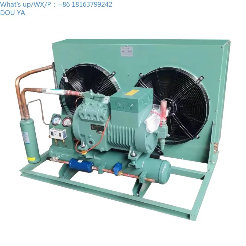 Factory High Accuracy H Type Compressor Refrigeration Semi Hermetic Condensing Unit for Cold Room