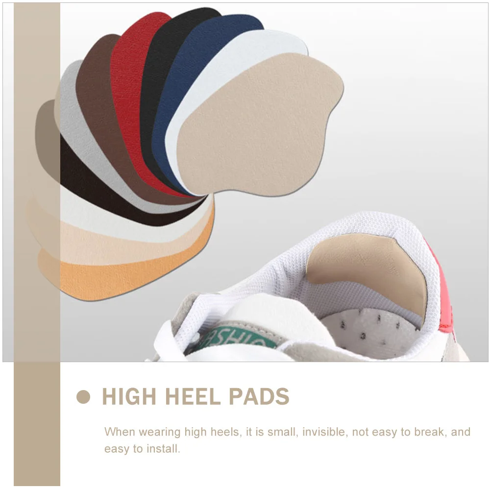 12Pairs Shoe Heel Pads Stickers Protective Cushions Prevent Blisters Pain Calluses High Heel Cushions Breathable