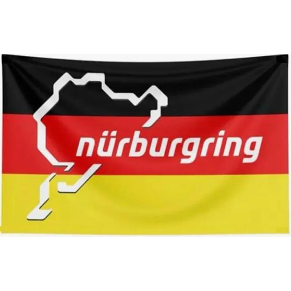 2X3FT CUSTOM Nurburgrings FLAG WITH Germany 90x150cm for PARTY Decoration CLUB BANNER