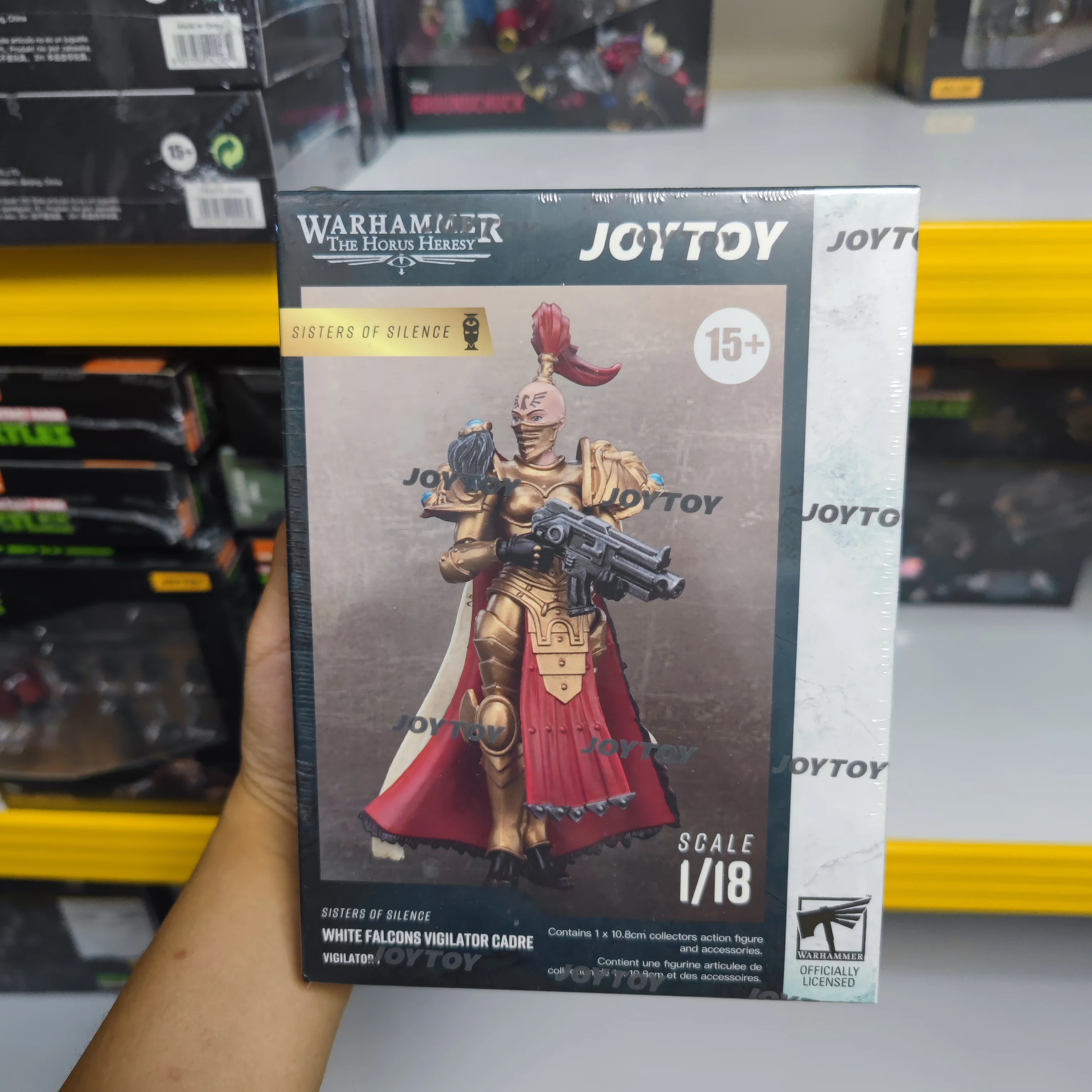 

【JOYTOY】Warhammer 40K Sisters of Silence White Falcons Vigilator Cadre 1/18 Action Figure anime