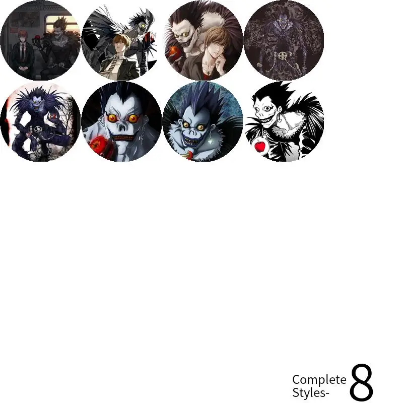 Ryuk เข็มกลัดสัญลักษณ์ตัวการ์ตูนสำหรับตกแต่ง, เข็มกลัดรูปสมอเรือ75มม.