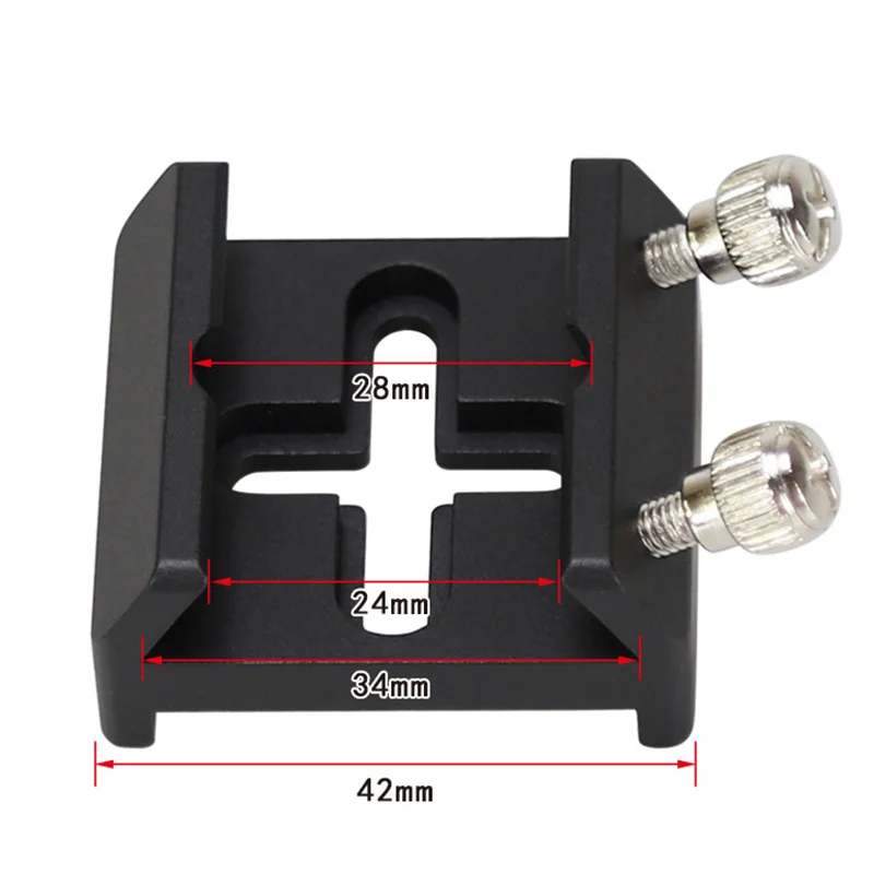 New Telescope Finder Scope Dovetail Slot Mount Bracket Base Plate Sky-Watcher Zwo Celestron