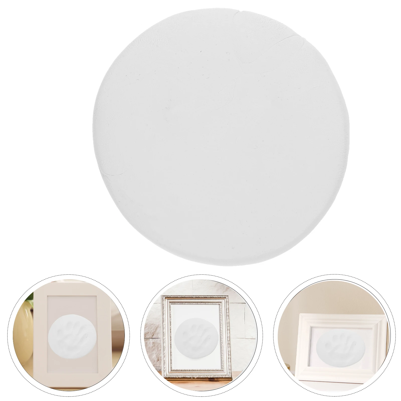 

1 set Baby Foot Print Keepsake Kit Mold H print Casting 100 Days Gift Newborn DIY nament H print nament Kit Baby Footprint Long