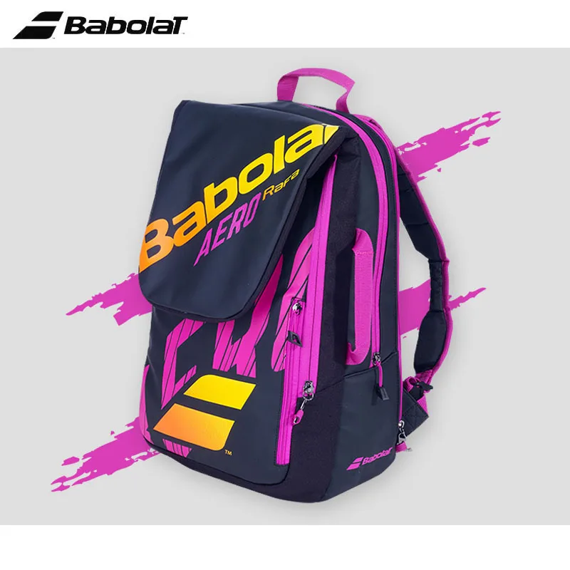 

3-Pack Babolat 2 Usages Tennis Backpack Folded Pure Aero Rafa Tennis Rackets Bag Nadel Same Model Competition Court Storage Bags