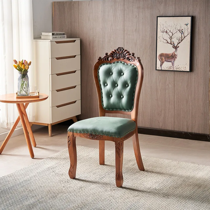 Luxury Nordic Dining Chair Accent Comfortable Waiting Minimalist Dining Chair Lounge Throne Vanity Sillas Para Comedor Furniture