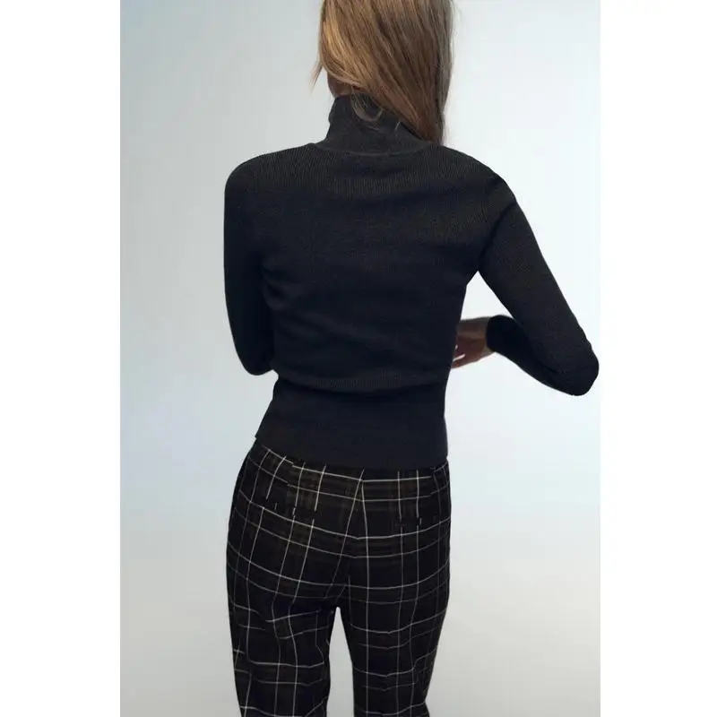 Sweet Sle Women's Knitted  irt ort Top Long Sve Autumn Winter New Arrival Polyester Fiber Regular Sve Length
