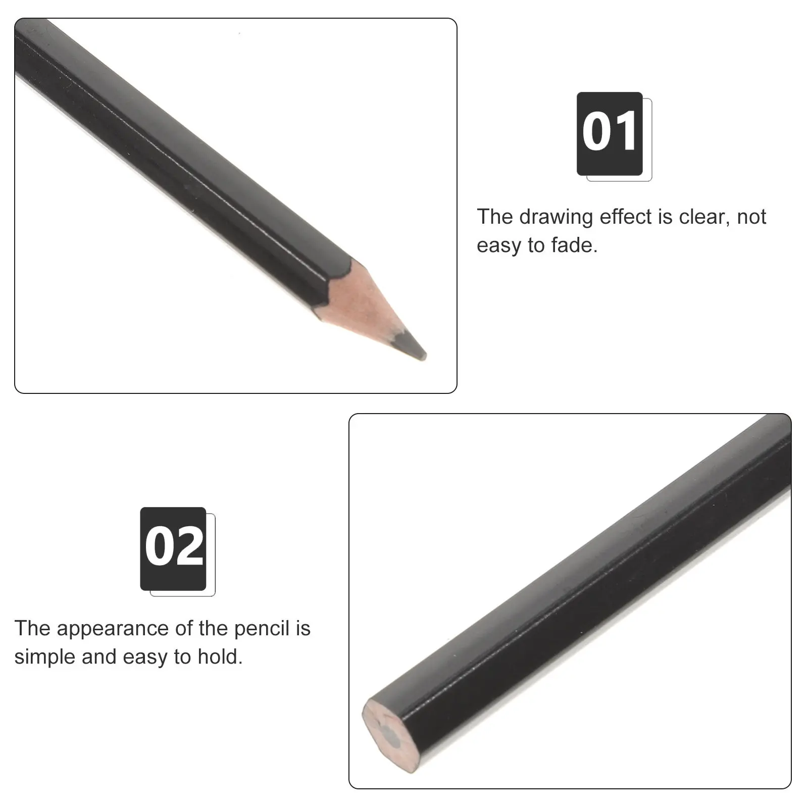 108Pcs Student Pencils Half Short Pencils Writing Sketch Drawing School Supplies Essential Students Supplies