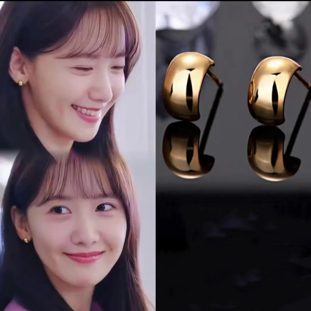 Yoona King Ji-yeon Im Lee Do hyun same drama new Korean Ear Earrings For Women Girls Pendientes girl gift