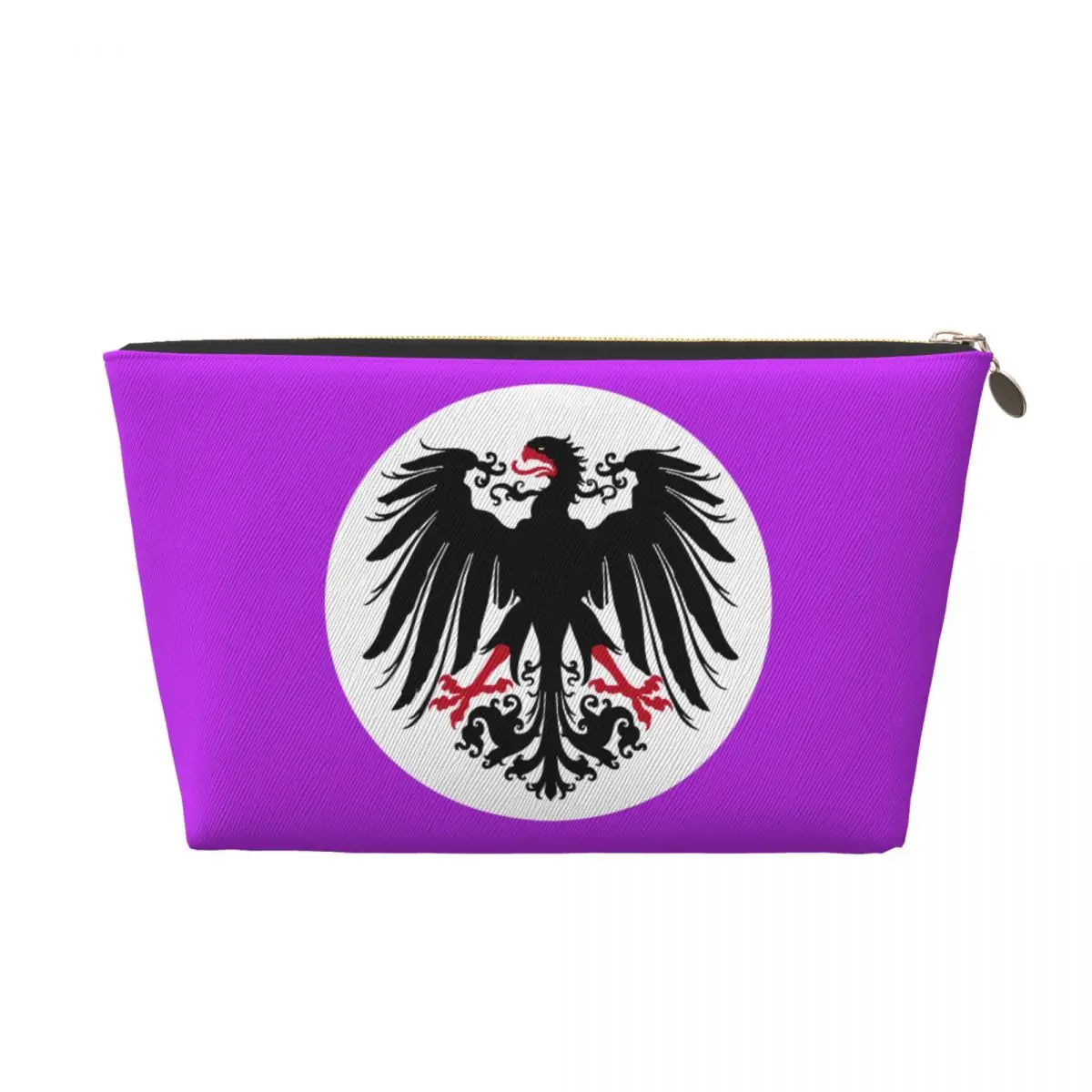 Custom Eagle Of The German Travel Cosmetic Bag Coat Of Arms Of Germany Makeup Toiletry Organizer Lady Beauty Storage Dopp Kit