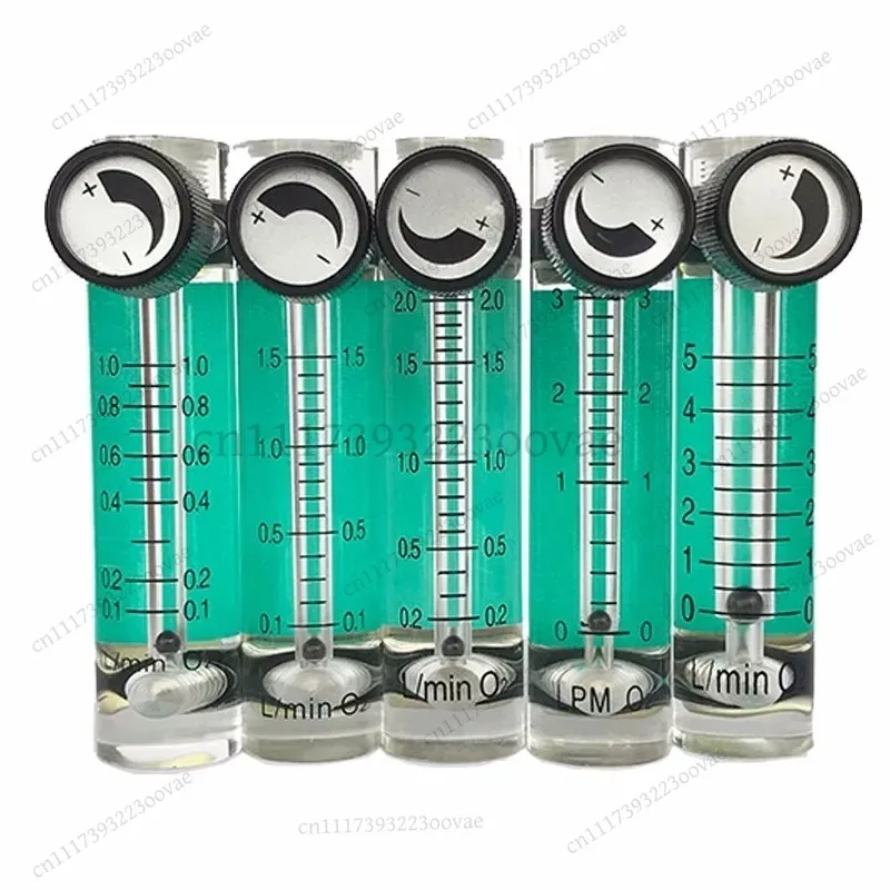 LF-Medical O2 Oxygen Flow Meter 0.1-1.5L/min Gas Flowmeter Counter Flow Indicator Regulator Device for Oxygen Concentrator
