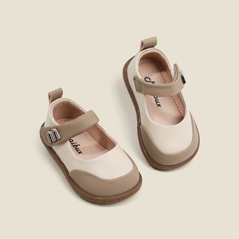 

Кожаная обувь для девочек, детская обувь для малышей, корейская версия обуви принцессы, весенняя детская обувь, детская обувь на один год