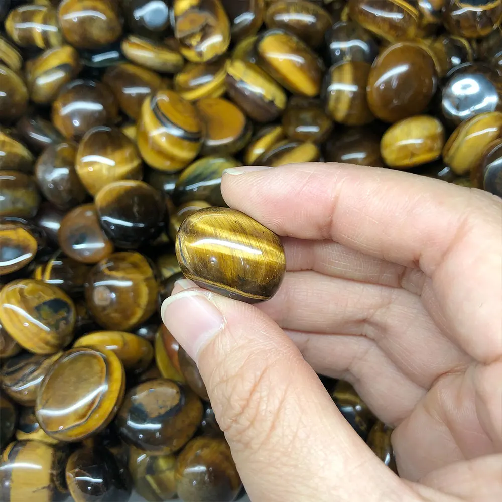 Natural Tiger Eye Irregular Tumbled Stone Crystals and Healing Stones Crystal Gemstones Home Decor Reiki Gift Garden Decoration